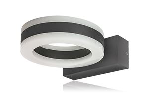 Picture of CICLO  IP54 11W 3000K 480 LUM
DARK GREY 140 X 177 X 54
OUTDOOR FITTING INTEGRAL