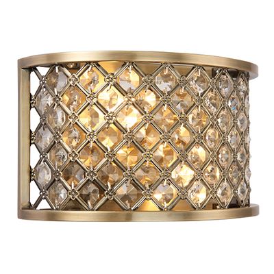 Picture of HUDSON ANTIQUE BRASS WALL LIGHT 2 X 60W
HUDSON WALL LIGHT