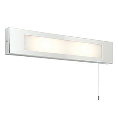 Picture of PANELLO BATHROOM LIGHT 2 X 25W SES GOLF BALL
C/ W SHAVER SOCKET ENDON
