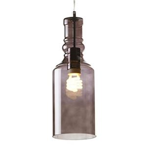 Picture of SMOKE GLASS & CHROME BOTTLE PENDANT
ENDON