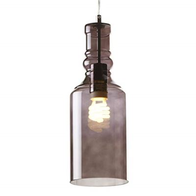 Picture of SMOKE GLASS & CHROME BOTTLE PENDANT
ENDON