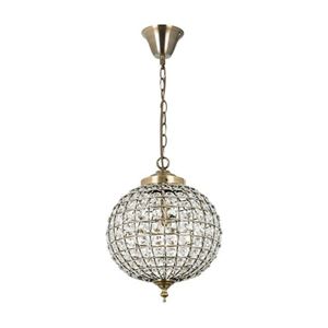 Picture of ANTIQUE BRASS AND GLASS PENDANT  DIA. 300MM
ENDON