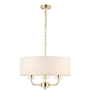 Picture of NIXON 3 LT PENDANT C/W SHADE
BRASS CRYSTAL FITTING
ENDON