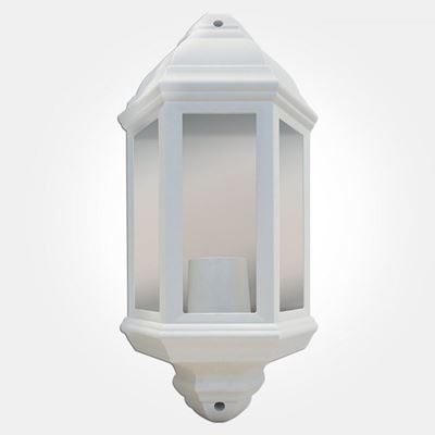 Picture of L60W POLYCARB LANTERN WHITE
60W ES LAMP IP44
