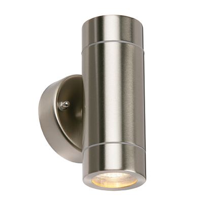Picture of PALIN 2LT FIXED SPOT WALL IP44  STAINLESS STEEL

saxby