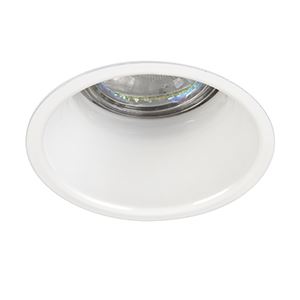 Picture of PEAKE 50W GU10 ANTI GLARE DOWNLIGHT WHITE
84MM DIA  75MM CUT OUT  150MM VOID
SAXBY
