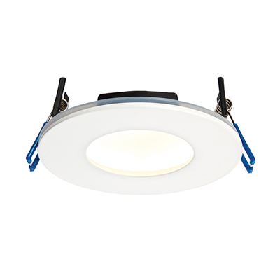 Picture of ORBITAL 9W IP65 DIMMABLE LED DOWNLIGHT
MATT WHITE/WARM WHITE 3000K 760LM
94MM CUT OUT OVERALL DIA 110MM