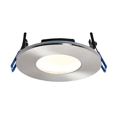 Picture of ORBITAL 9W IP65 DIMMABLE LED DOWNLIGHT
SATIN NICKEL/WARM WHITE 3000K 760LM
94MM CUT OUT OVERALL DIA 110MM