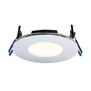 Picture of ORBITAL 9W IP65 DIMMABLE LED DOWNLIGHT
CHROME/WARM WHITE 3000K 760LM
94MM CUT OUT OVERALL DIA 110MM