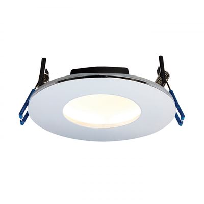 Picture of ORBITAL 9W IP65 DIMMABLE LED DOWNLIGHT
CHROME/WARM WHITE 3000K 760LM
94MM CUT OUT OVERALL DIA 110MM