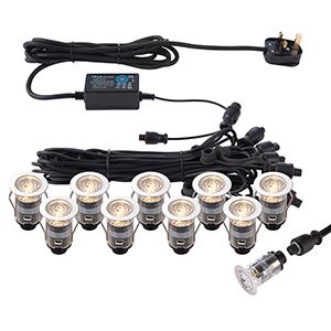 Picture of IKON PRO CCT 25MM KIT 10 IP67 0.75W
3000K-4000K 120LUM COLOUR ADJUSTABLE BY
TURNING THE HEADS
SAXBY