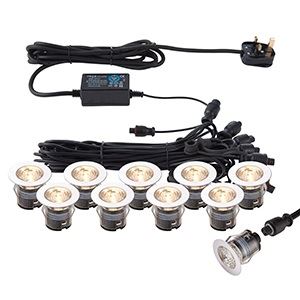 Picture of IKON PRO CCT 35MM KIT 10 IP67 0.75W
3000K-4000K 280LUM COLOUR ADJUSTABLE BY
TURNING THE HEADS
SAXBY