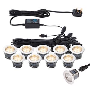 Picture of IKON PRO CCT 45MM KIT 10 IP67 0.75W
3000K-4000K 410LUM COLOUR ADJUSTABLE BY
TURNING THE HEADS
SAXBY