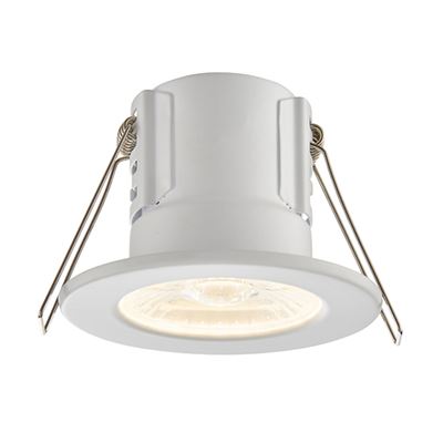 Picture of ShieldECO 8.5W DIMMABLE LED FTG MATT WHITE
WARM WHITE 750LM IP65 57mm CUT OUT