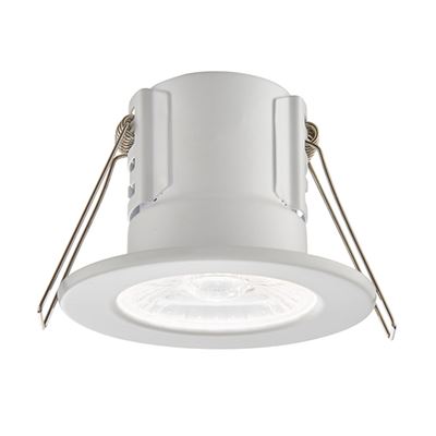 Picture of ShieldECO 8.5W DIMMABLE LED FTG MATT WHITE
COOL WHITE 820LM IP65 57mm CUT OUT