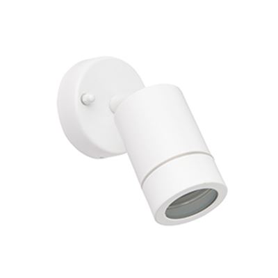 Picture of PALIN 1LT ADJUSTABLE SPOT WALL IP44  GLOSS WHITE
saxby
