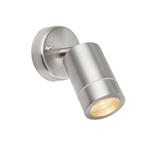 Picture of PALIN 1LT ADJUSTABLE SPOT WALL IP44  STAINLESS STEEL

saxby
