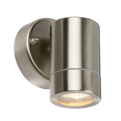 Picture of 13801  Single Wall Light S/steel
1x35w GU10 IP65  UP/ONLY