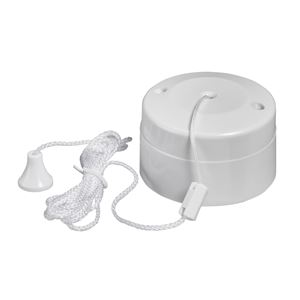 Picture of Pull Cord Ceiling Switch 2way
white plastic