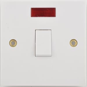 Picture of Switch 20amp Double Pole Neon + Flexoutlet
GSWDPN20AFO