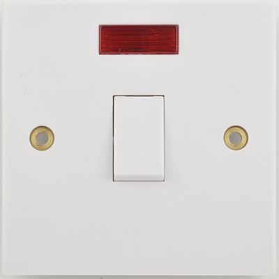 Picture of Switch 20amp Double Pole Neon + Flexoutlet
GSWDPN20AFO