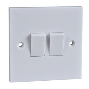 Picture of Switch 2gang 2way 5amp
GSW2G2W