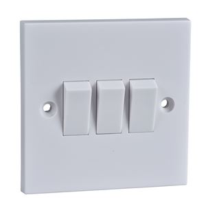 Picture of Switch 3gang 2way 5amp
GSW3G2W