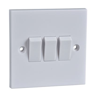 Picture of Switch 3gang 2way 5amp
GSW3G2W