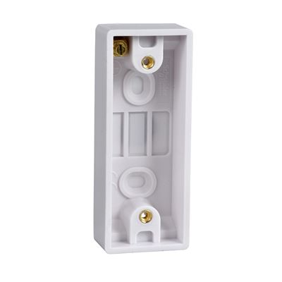 Picture of 1gang 16mm Architrave Surface Box
white plastic