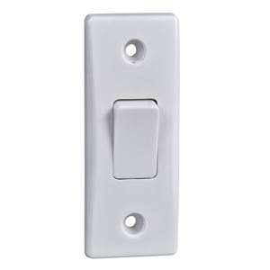 Picture of 1gang 2way 10amp Architrave Switch
White Plastic