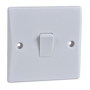 Picture of 1gang 10amp Intermediate Switch
White Plastic