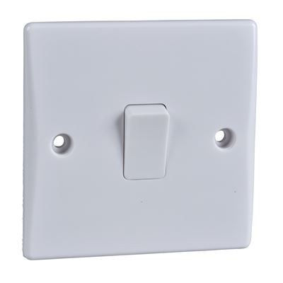 Picture of 1gang 10amp Intermediate Switch
White Plastic
