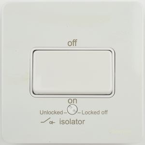 Picture of WHITE PAINTED FLAT PLATE
FAN ISOLATER