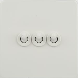 Picture of WHITE PAINTED FLAT PLATE
3 GANG 2 WAY TOGGLE