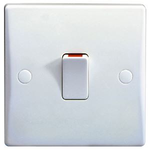 Picture of 20amp Double Pole Switch Flexoutlet
white plastic