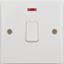 Picture of 20amp Double Pole Switch Neon + Flexoutlet
white plastic