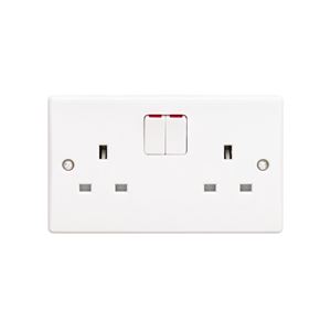 Picture of 2gang Switched Socket
White Plastic