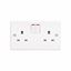 Picture of 2gang Switched Socket
White Plastic