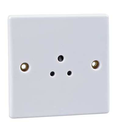 Picture of 2amp 1gang Unswitched Socket Flat
White Plastic
