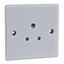 Picture of 5amp 1gang Unswitched Socket Flat
White Plastic