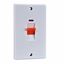 Picture of 2gang 45amp Double Pole Switch Neon Flat
white plastic