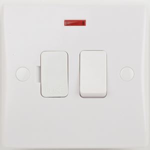 Picture of 13amp Switched Spur + Neon Flat
white plastic