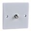 Picture of Single Satellite Socket Flat
white plastic