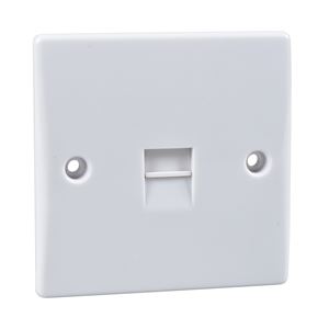 Picture of Single Slave  Telephone Flat
white plastic