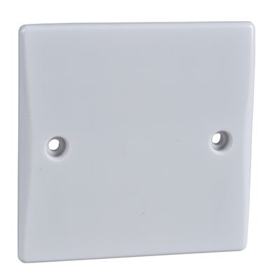 Picture of 1gang Blank Flat Plate
White Plastic