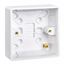 Picture of 1gang 25mm surface pattress
white plastic
