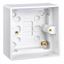 Picture of 1gang Pattress 47mm
white plastic