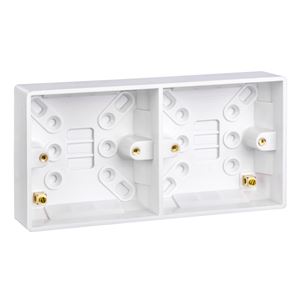 Picture of Dual Pattress 25mm
white plastic