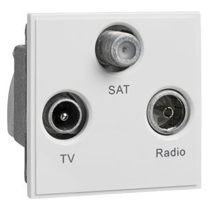 Picture of TV/FM/SAT Triplexer Module
White Plastic Euro Module