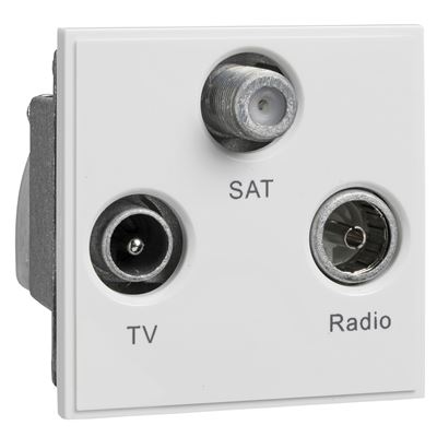 Picture of TV/FM/SAT Triplexer Module
White Plastic Euro Module